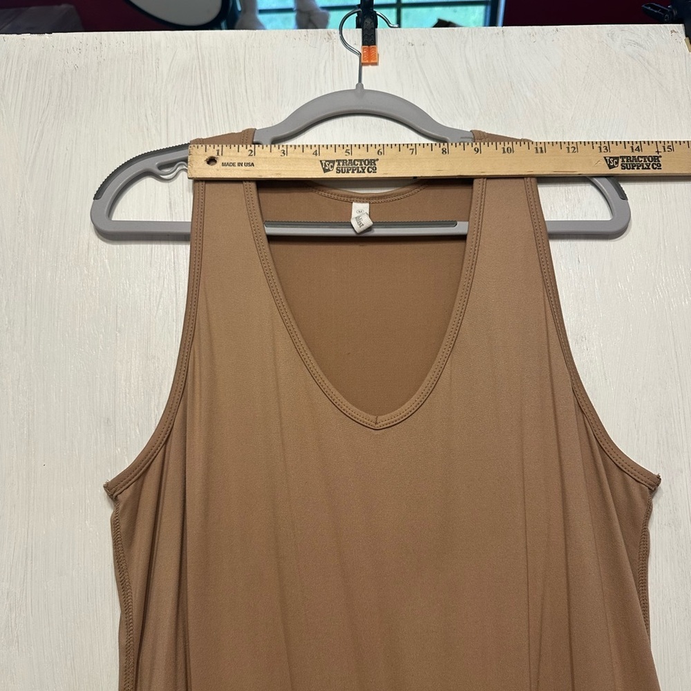 Wishlist Women's Tank Jumpsuit in Camel - Picture 2 of 11